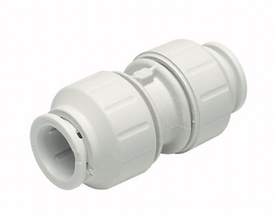 Jg Speedfit Straight Coupler White 15Mm X