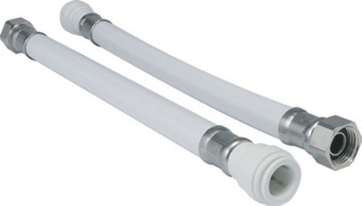 Jg Speedfit Tap Connector Wflx15 2 Pack Push-Fit (L)300Mm 15Mm