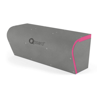 Qboard Curved Bathroom & Wet Room Bench Kit (H) 470Mm X (W) 1200Mm