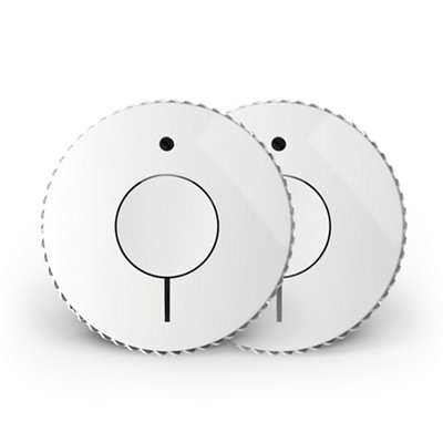 Fireangel Fa6620-R-T2 Standalone Optical Smoke Alarm With 10-Year Lifetime Battery, Pack Of 2