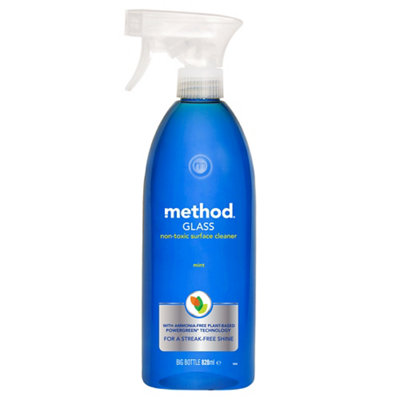 Method Mint Glass Cleaning Spray, 828Ml