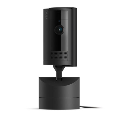 Ring Pan-Tilt Mains-Powered All-In-One Camera, Black