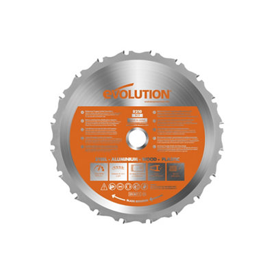 Evolution 20T Circular Saw Blade (Dia)210Mm