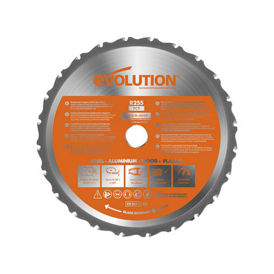 Evolution 24T Circular Saw Blade (Dia)255Mm