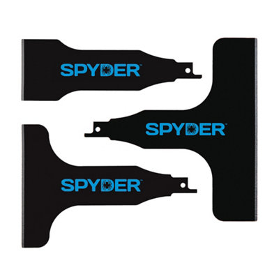 Spyder Scraper Reciprocating Saw Blade Set (3 Piece) - 00243Uk