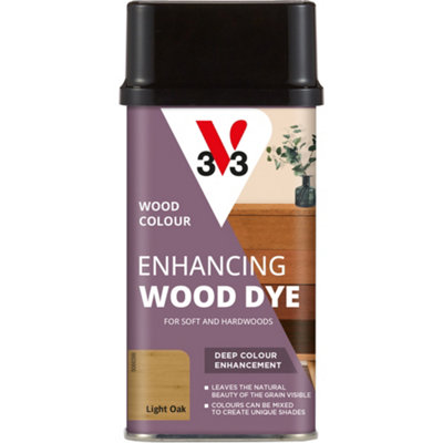 V33 Light Oak Hardwood & Softwood Multi-Surface Wood Dye, 250Ml