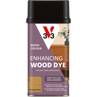 V33 Antique Pine Hardwood & Softwood Multi-Surface Wood Dye, 250Ml