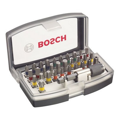 Bosch Mixed Screwdriver Bits (L)25Mm, 32 Pieces