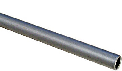 B&Q Anodised Incolore Aluminium Round Tube, (L)1M (Dia)10Mm (T)1Mm