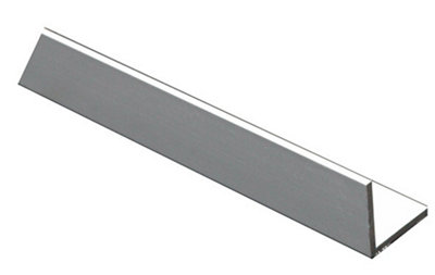 B&Q Anodised Aluminium Equal L-Shaped Angle Profile, (L)1M (W)20Mm (D)20Mm (T)1.5Mm