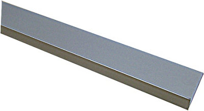 B&Q Incolore Anodised Aluminium Unequal L-Shaped Angle Profile, (L)1M (W)40Mm (D)10Mm (T)1.5Mm