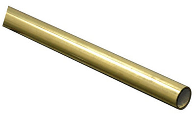 B&Q Brass Round Tube, (L)1M (Dia)4Mm