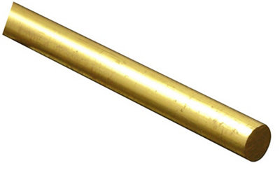 B&Q Brass Round Bar, (L)1M (Dia)6Mm