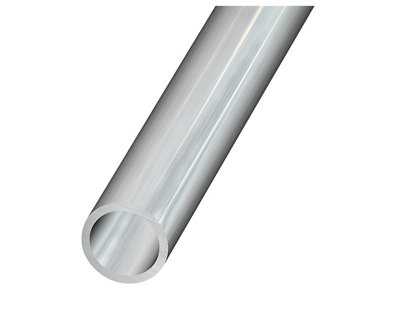 B&Q Aluminium Round Tube, (L)1M (Dia)8Mm (T)1Mm