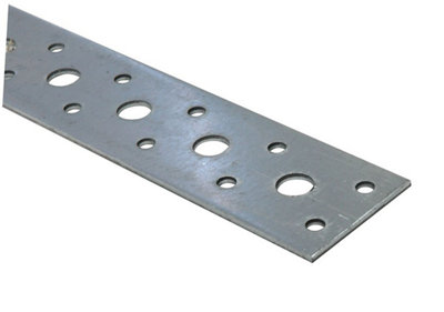 B&Q Varnished Cold-Pressed Steel Flat Bar, (L)1000Mm (W)40Mm (T)2Mm