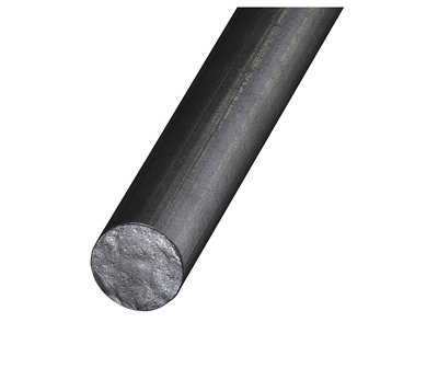 Cqfd Varnished Hot-Rolled Steel Round Bar, (L)1M (Dia)8Mm
