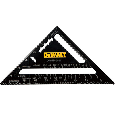 Dewalt Aluminium Rafter Square (L)185Mm (W)158Mm