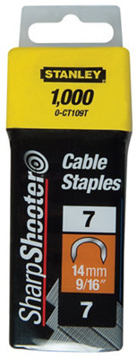 Stanley Medium Duty Staples (H)130Mm, Pack Of 1000