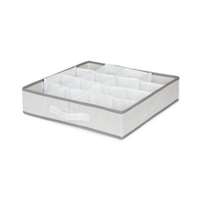 Compactor White Small Storage Drawer Organiser