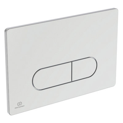 Ideal Standard Oleas P1 Chrome Effect Dual Flushing Plate (H)154Mm (W)234Mm
