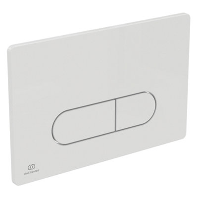 Ideal Standard Oleas P1 Pneumatic White Dual Flushing Plate (H)154Mm (W)234Mm