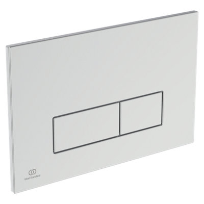 Ideal Standard Oleas P2 Pneumatic Chrome Effect Dual Flushing Plate (H)154Mm (W)234Mm