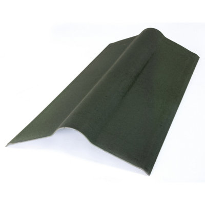 Onduline Green Bitumen Ridge Piece (L)1000Mm (W)420Mm