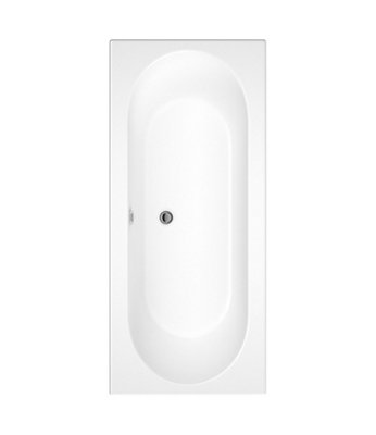 Cooke & Lewis Sovana Acrylic Rectangular Straight Bath (L)1800Mm (W)800Mm