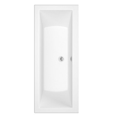 Cooke & Lewis Arezzo Acrylic Rectangular Straight Bath (L)1700Mm (W)750Mm
