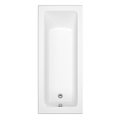 Cooke & Lewis Arezzo Acrylic Rectangular Straight Bath (L)1700Mm (W)700Mm