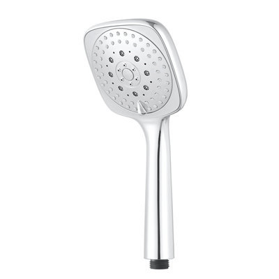 Goodhome Teesta Chrome Effect 3-Spray Pattern Shower Head