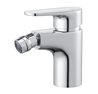 Goodhome Cavally Standard Chrome Effect Round Bidet Mono Mixer Tap