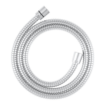 Goodhome Chrome Effect Pvc & Stainless Steel Shower Hose, (L)1.5M