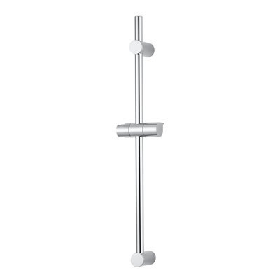 Goodhome Cavally Straight Shower Riser Rail, 8Cm