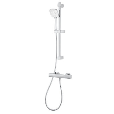 Goodhome Teesta Wall-Mounted Thermostatic Mixer Shower