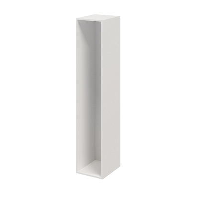 Goodhome Atomia White Modular Furniture Cabinet, (H)1875Mm (W)375Mm (D)450Mm