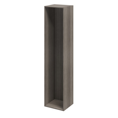 Goodhome Atomia Grey Oak Effect Modular Furniture Cabinet, (H)2250Mm (W)500Mm (D)450Mm