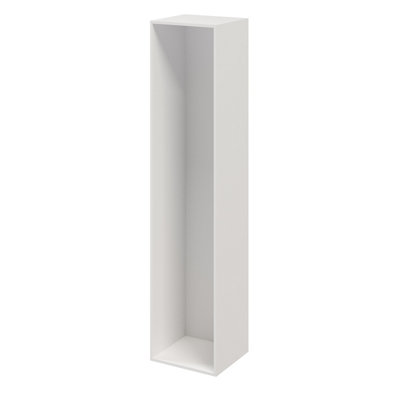 Goodhome Atomia White Modular Furniture Cabinet, (H)2250Mm (W)500Mm (D)450Mm