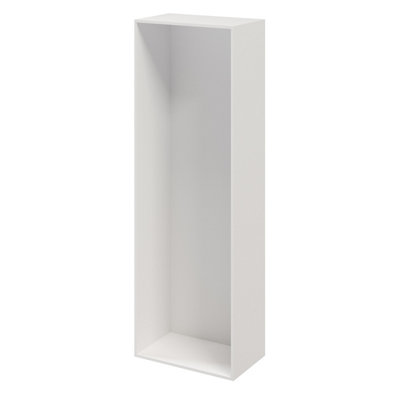Goodhome Atomia White Modular Furniture Cabinet, (H)2250Mm (W)750Mm (D)450Mm
