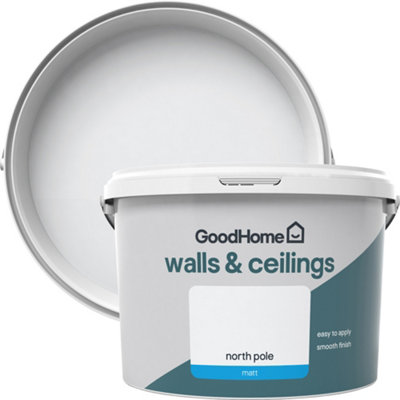 Goodhome Walls & Ceilings North Pole Matt Emulsion Paint, 2.5L
