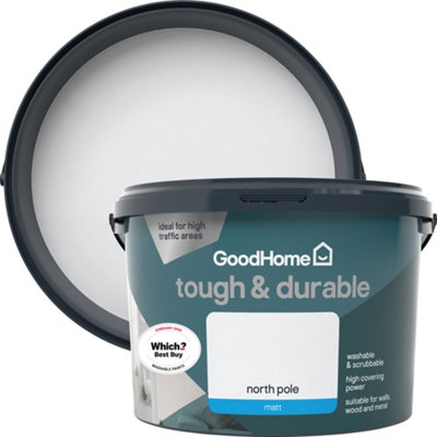 Goodhome Durable North Pole Matt Emulsion Paint, 2.5L
