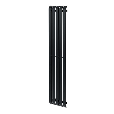 Goodhome Wilsona Ch1800380sa Anthracite Hydronic Vertical Designer 2545Btu Radiator, (W)380Mm X (H)1800Mm
