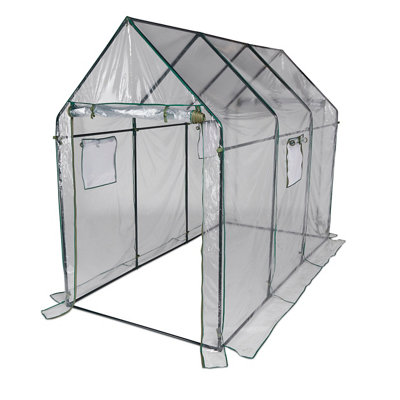 B&Q 3.5M² Walk In Plastic Growhouse