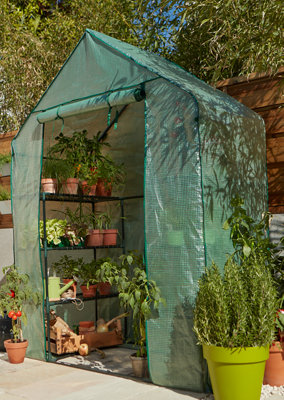 B&Q 1M² Plastic Growhouse