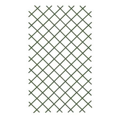 B&Q Green Plastic Trellis (W)100Cm X (H)200Cm