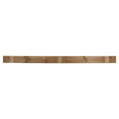 Blooma Lemhi Pressure Treated Green Gravel Board (L)2.4M (W)150Mm (T)21Mm Pack Of 1