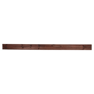 Blooma Lemhi Pressure Treated Brown Gravel Board (L)2.4M (W)150Mm (T)21Mm Pack Of 1