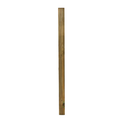 Klikstrom Uc4 Natural Square Wooden Fence Post (H)0.8M (W)45Mm