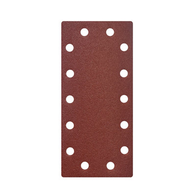 Universal Fit 80 Grit Red 1/2 Sanding Sheet (L)230Mm (W)115Mm, Pack Of 5