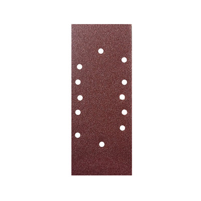 Universal Fit 120 Grit Red Sanding Sheet (L)230Mm (W)93Mm, Pack Of 5